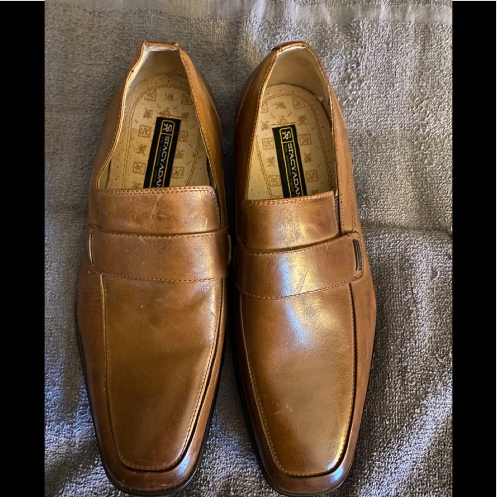 Stacy Adam’s all leather men’s slip on shoes
